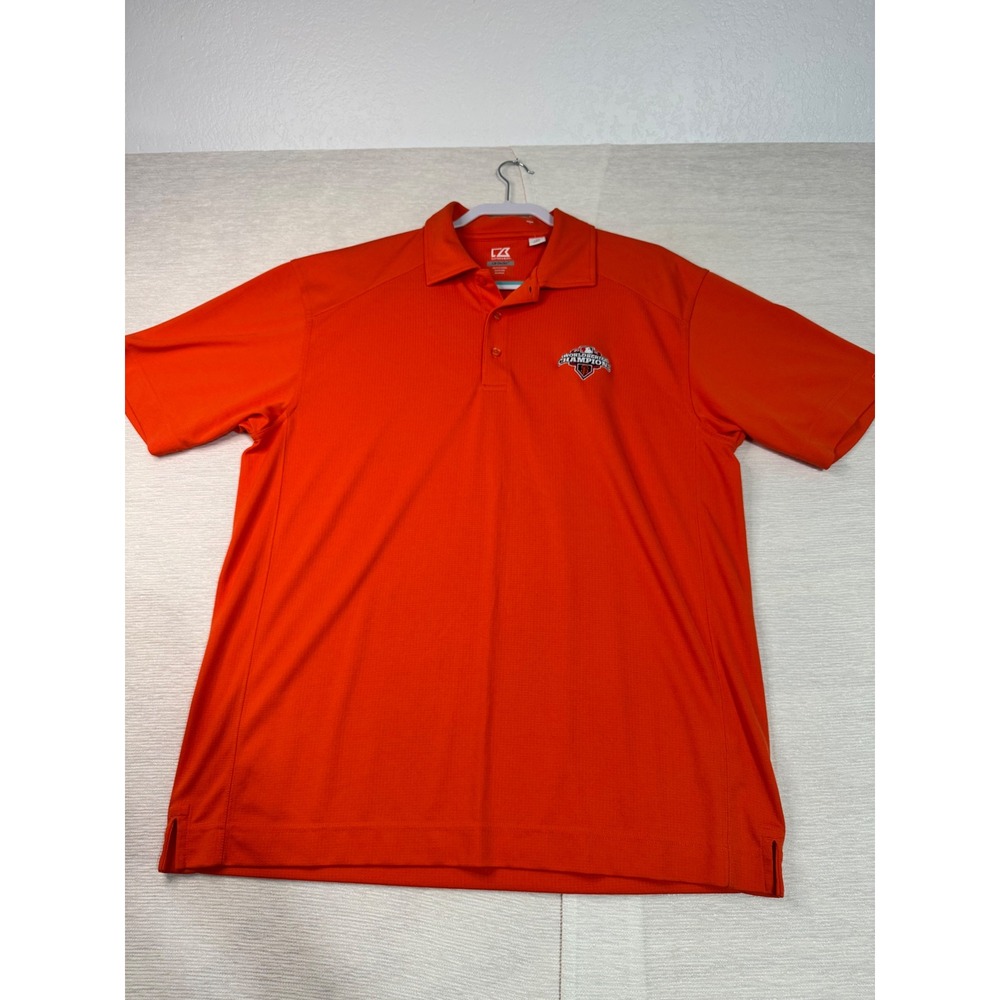 Cutter & Buck San Francisco Giants 2012 World Series Champions Polo Orange Large